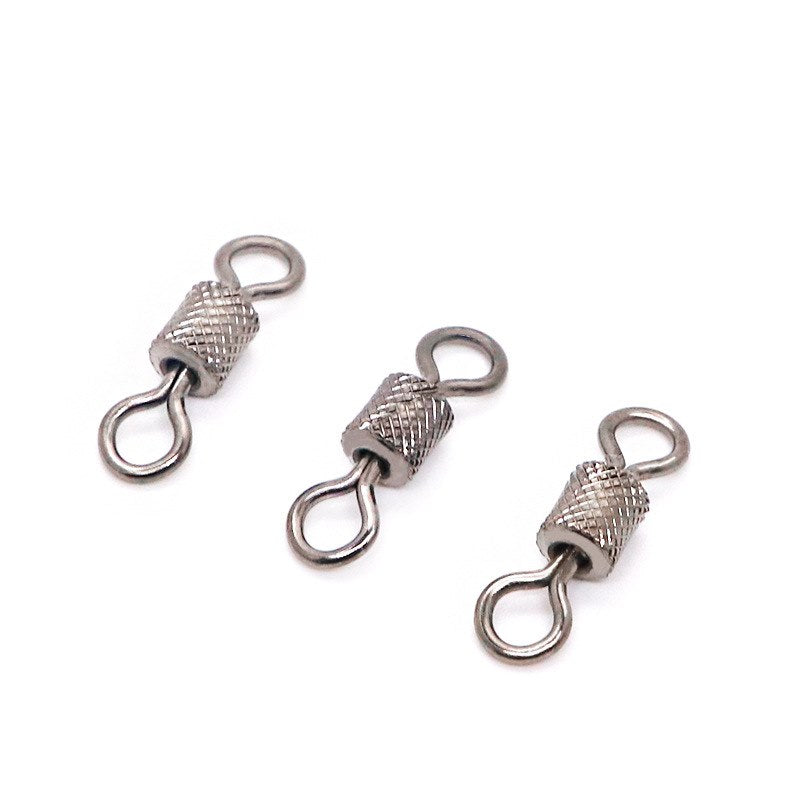 1000 pcs Eight-shaped copper Embossed fishing line connector