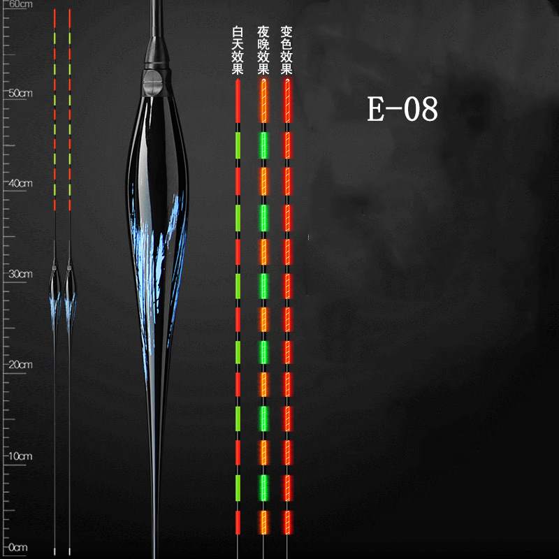 3 pc Gravity sensing fish float for both day and night