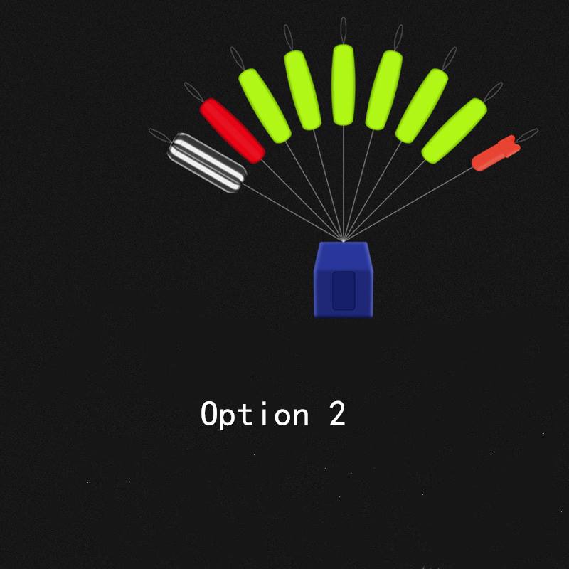 30 sets Cylindrical 7+2 Fishing Seven Star Float