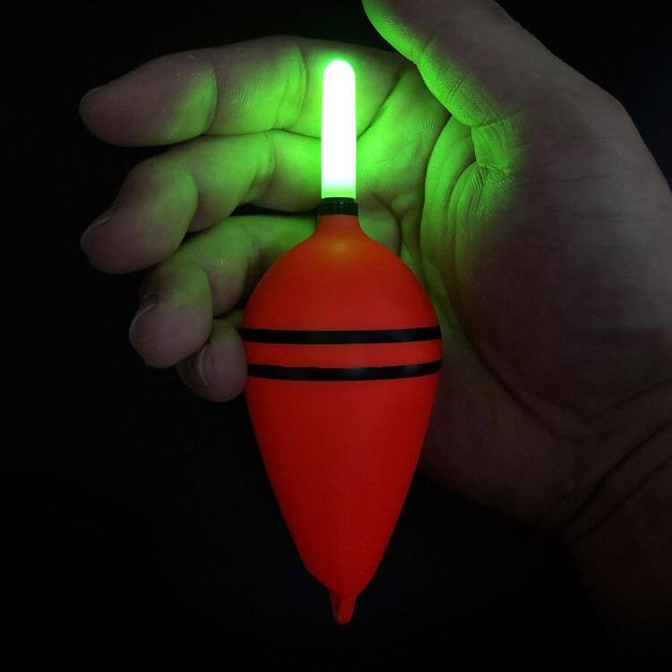 2 pc Sea fishing big belly float electronic light float