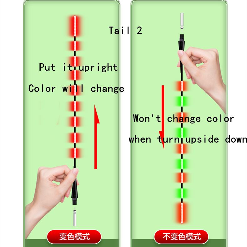 10 pc eye-catching and bright electronic fish float