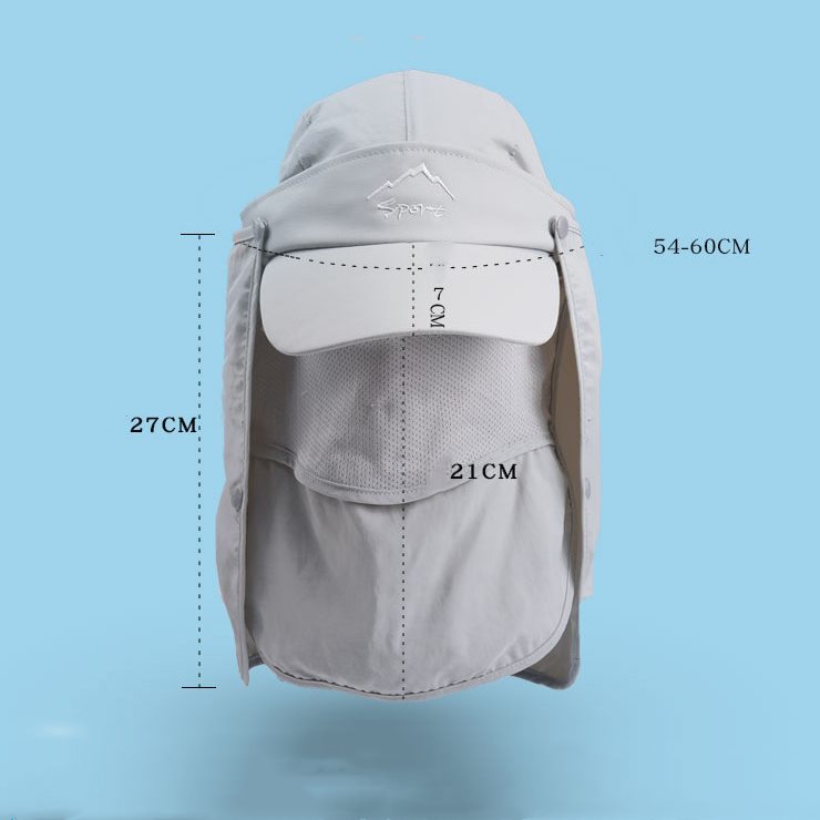 3 pcs Multifunctional sun hat