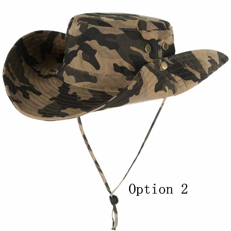 2 pcs Large brim denim bucket hat
