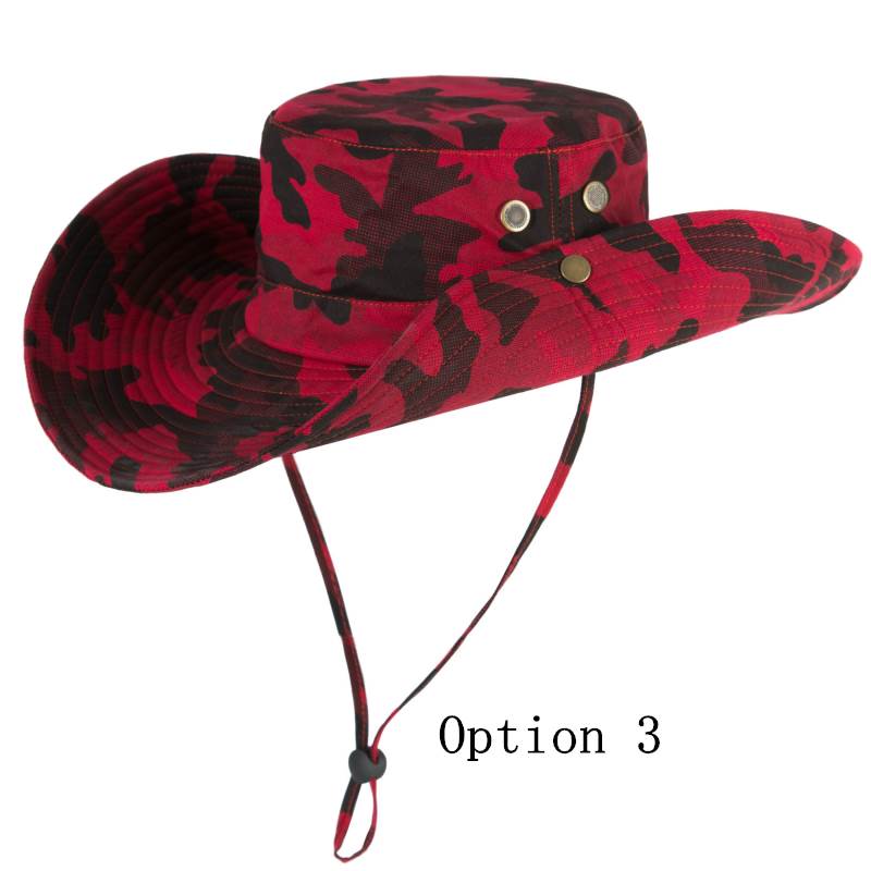 2 pcs Large brim denim bucket hat