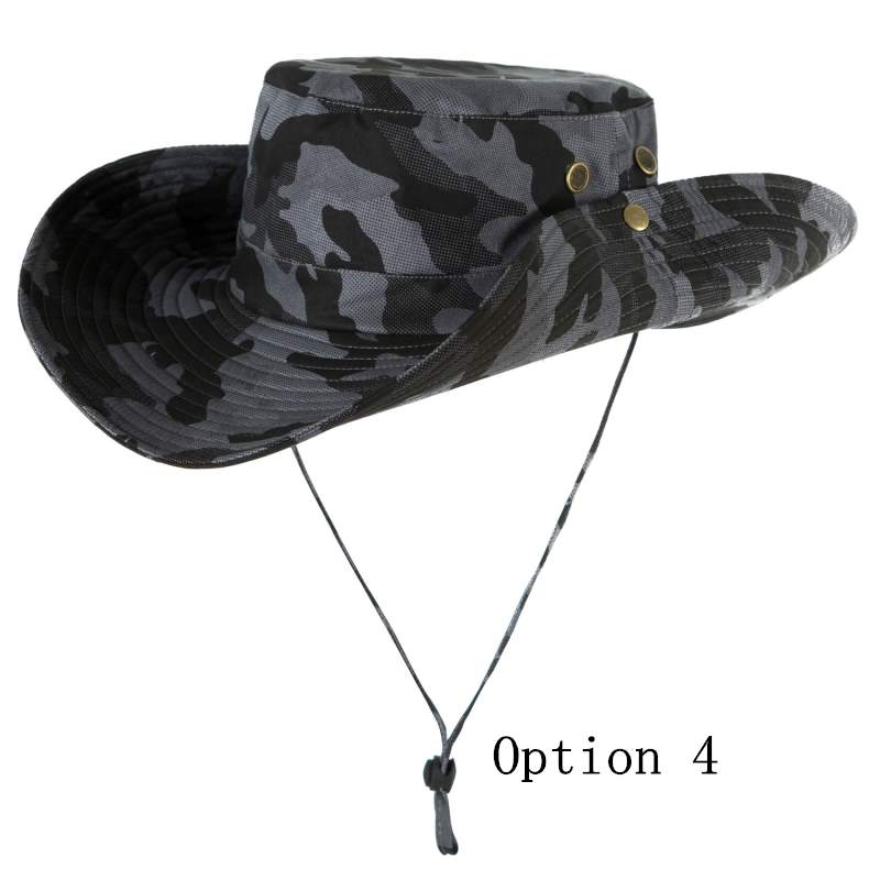2 pcs Large brim denim bucket hat
