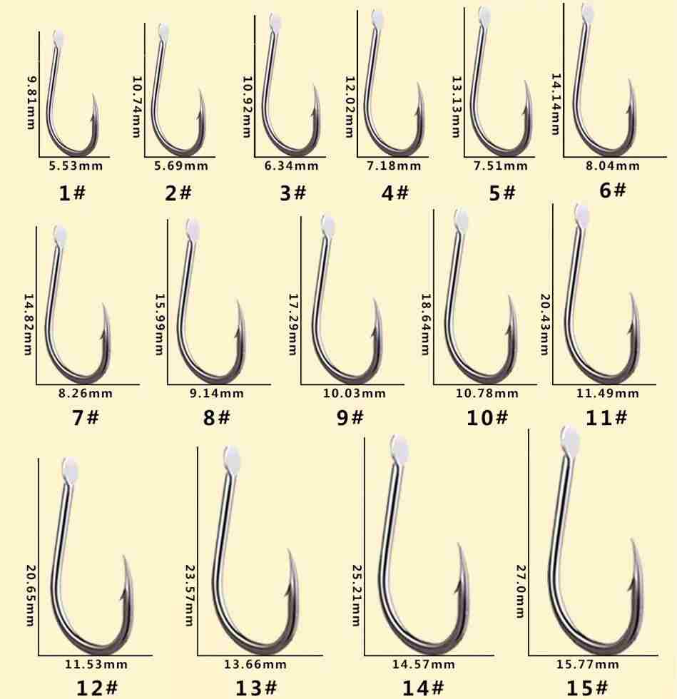 200 pcs bulk flat barbed fishing hooks