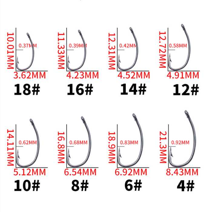 200 pcs High carbon steel fish hooks wholesale