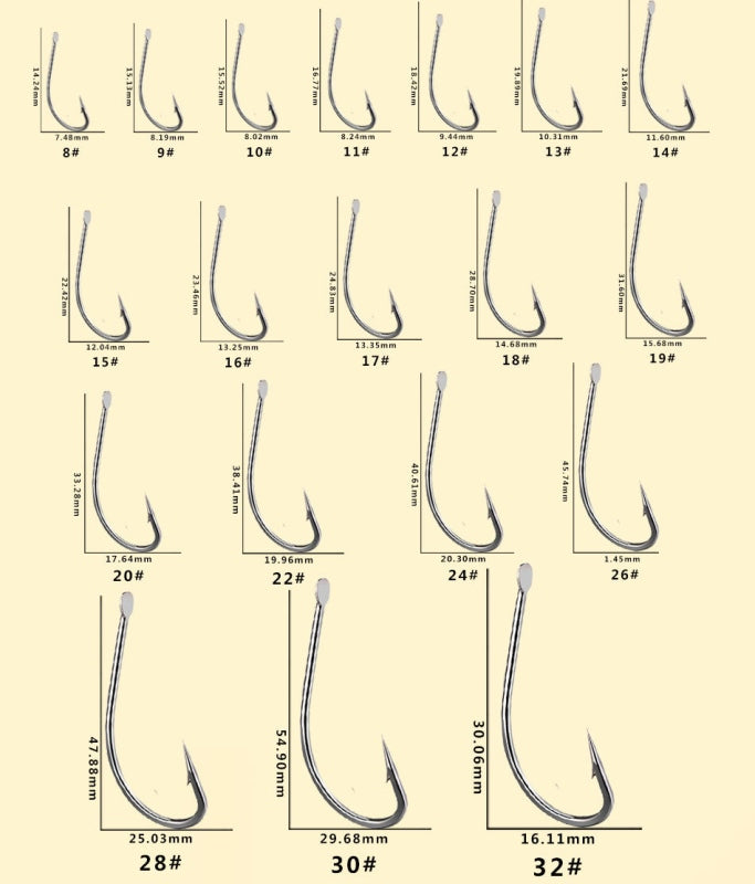 200pcs wholesale fish hooks
