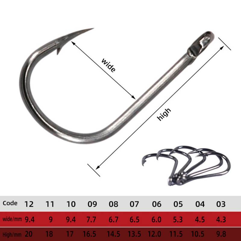 50pcs - 1000pcs Ordinary fish hooks wholesale