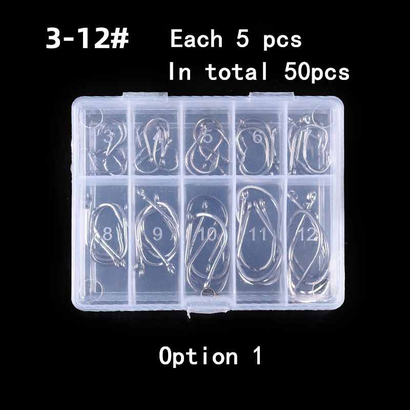 50pcs - 1000pcs Ordinary fish hooks wholesale