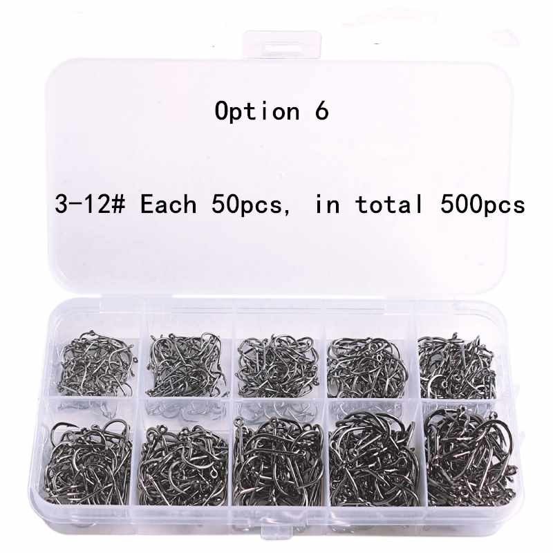 50pcs - 1000pcs Ordinary fish hooks wholesale