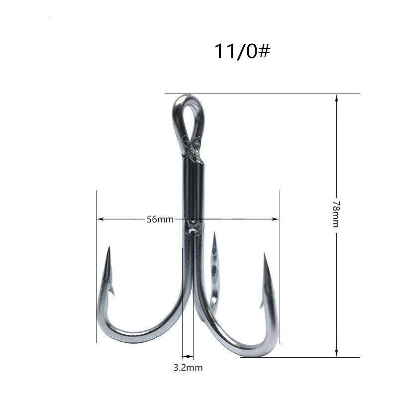 20 pc stainless steel treble hook