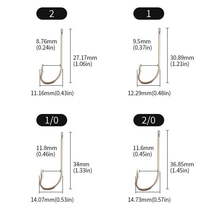 500 pcs Straight handle with hole and barbed fishhook