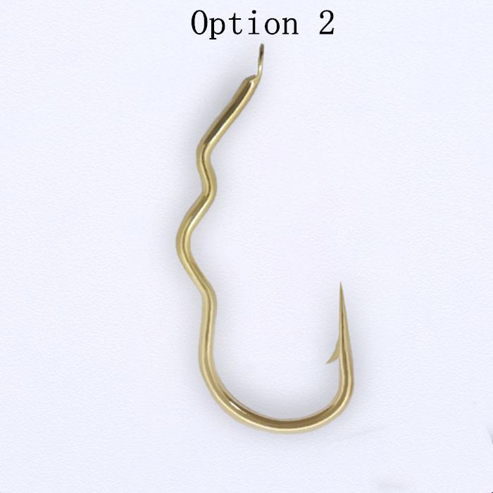 100 pcs Multi-bend automatic flipping bulk fishhook