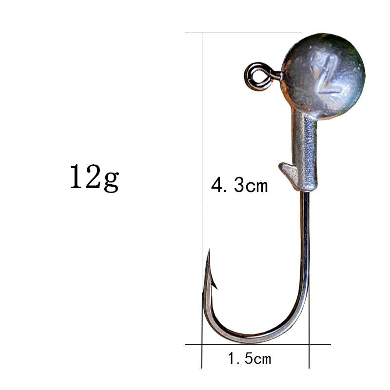 200 pcs 4x strengthen JIG head HOOK wholesale