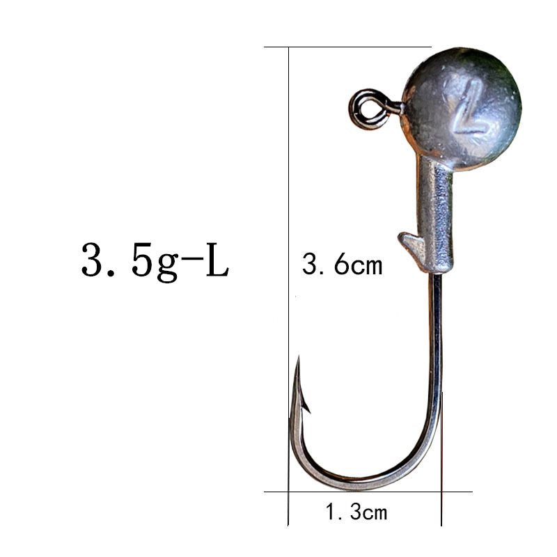 200 pcs 4x strengthen JIG head HOOK wholesale