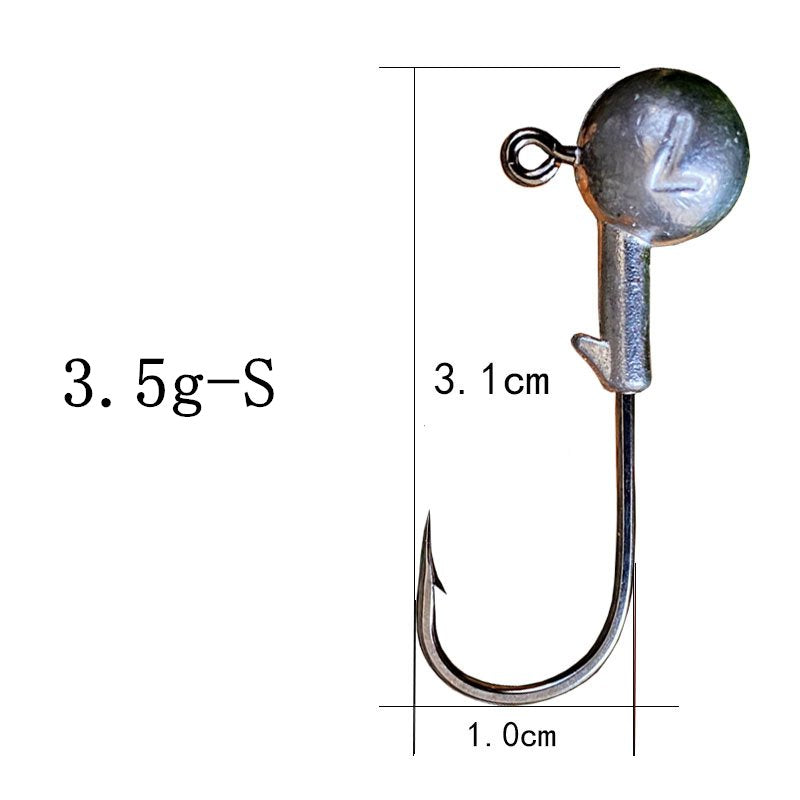 200 pcs 4x strengthen JIG head HOOK wholesale