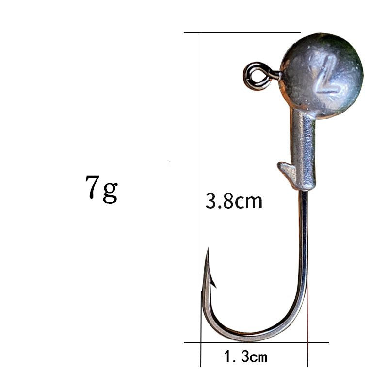 200 pcs 4x strengthen JIG head HOOK wholesale
