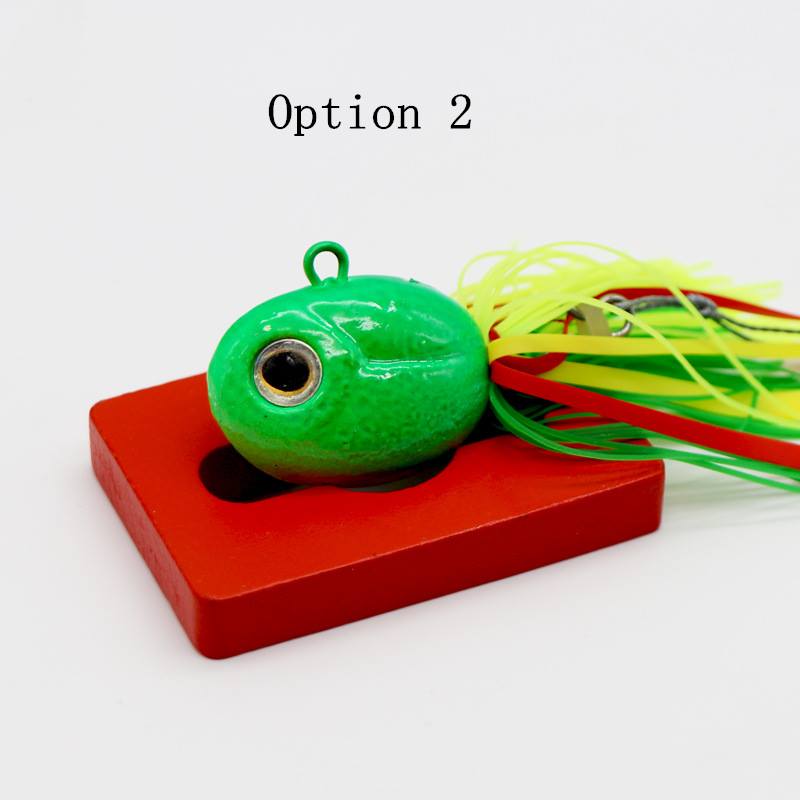 10 ps 80g JIG big head fish head bearded guy for sea fishing