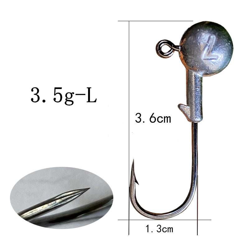 200 pcs 4x strengthen JIG head Hooks