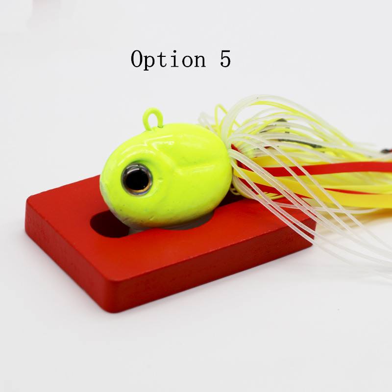 10 ps 80g JIG big head fish head bearded guy for sea fishing
