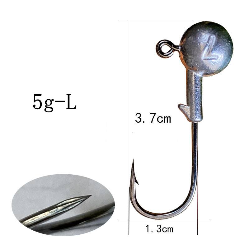 200 pcs 4x strengthen JIG head Hooks