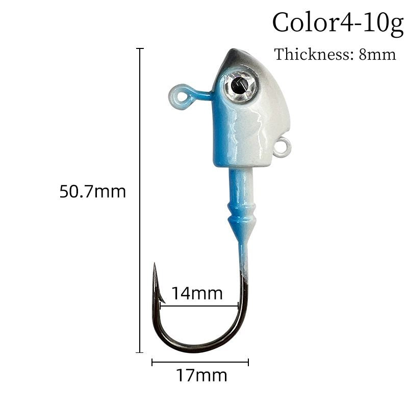 5 pc 10-40g Jig Head Hooks bulk fishing hooks