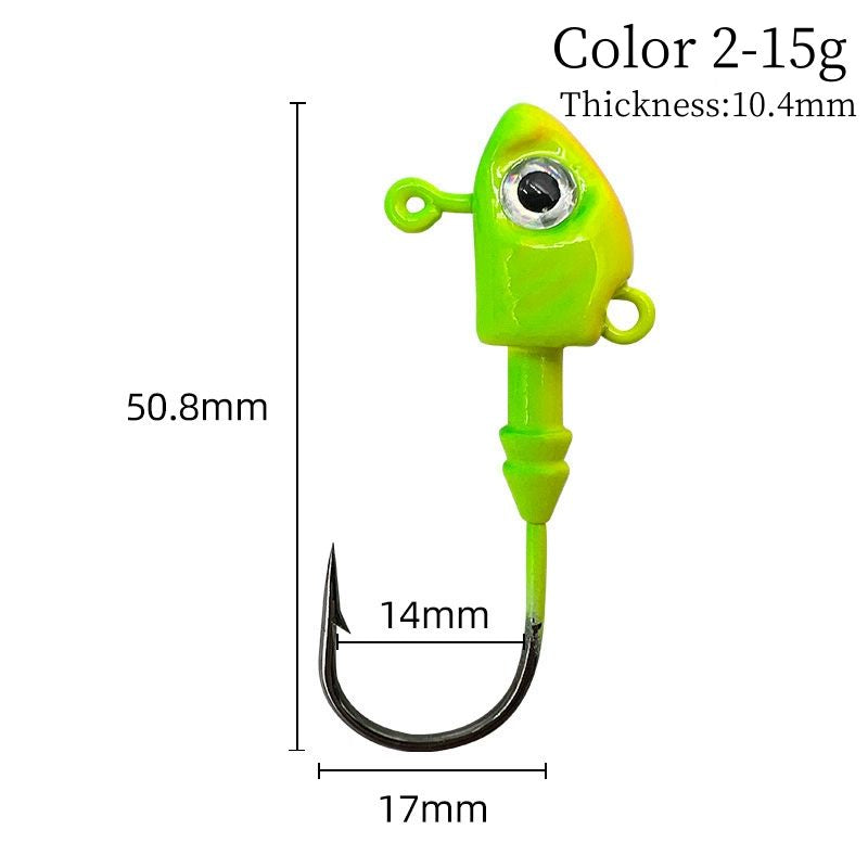 5 pc 10-40g Jig Head Hooks bulk fishing hooks