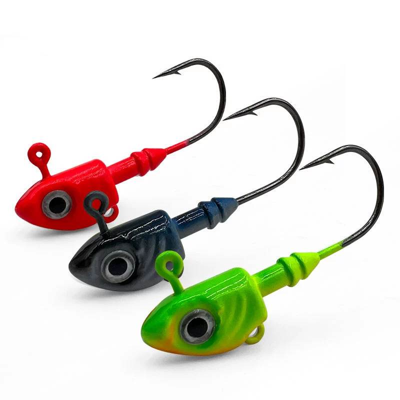 5 pc 10-40g Jig Head Hooks bulk fishing hooks