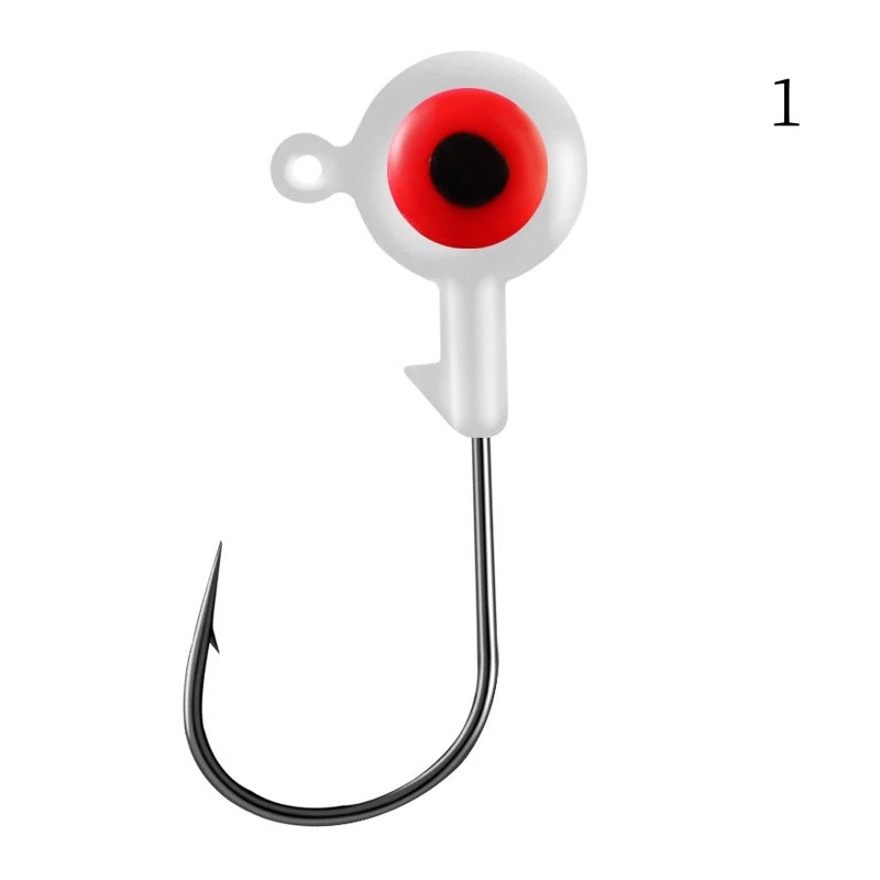 10 pc 1.75g 3.5g 5g 7g Jig Head fishing hook making factory