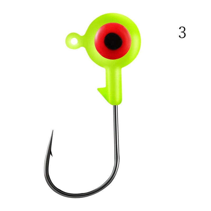 10 pc 1.75g 3.5g 5g 7g Jig Head fishing hook making factory