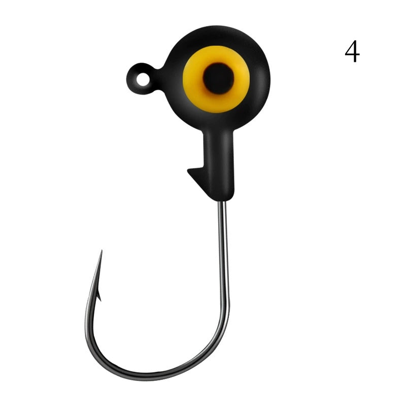 10 pc 1.75g 3.5g 5g 7g Jig Head fishing hook making factory