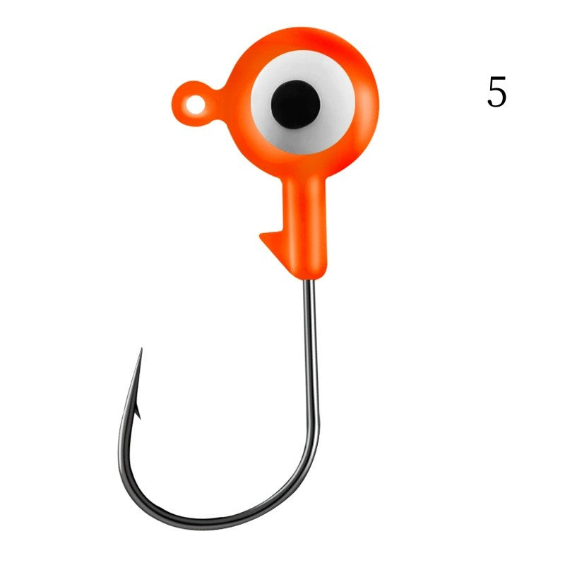 10 pc 1.75g 3.5g 5g 7g Jig Head fishing hook making factory