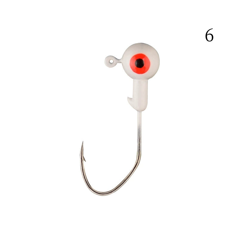 20 pc 0.8g 1.75g 3.5g 5g Jig Head fishing hook manufacturers