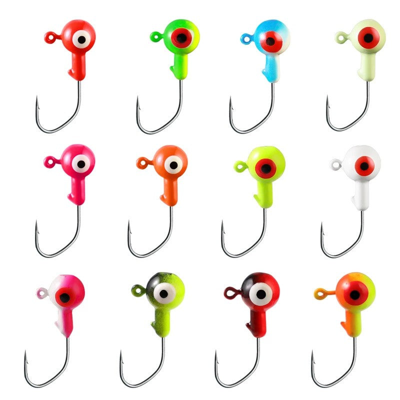 20 pc 0.8g 1.75g 3.5g 5g Jig Head fishing hook manufacturers