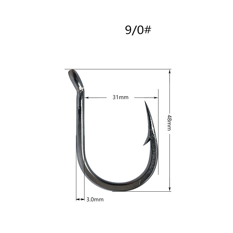 200pcs stainless steel big fish hook