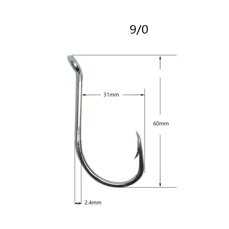 200pcs stainless steel fishhooks for large fish
