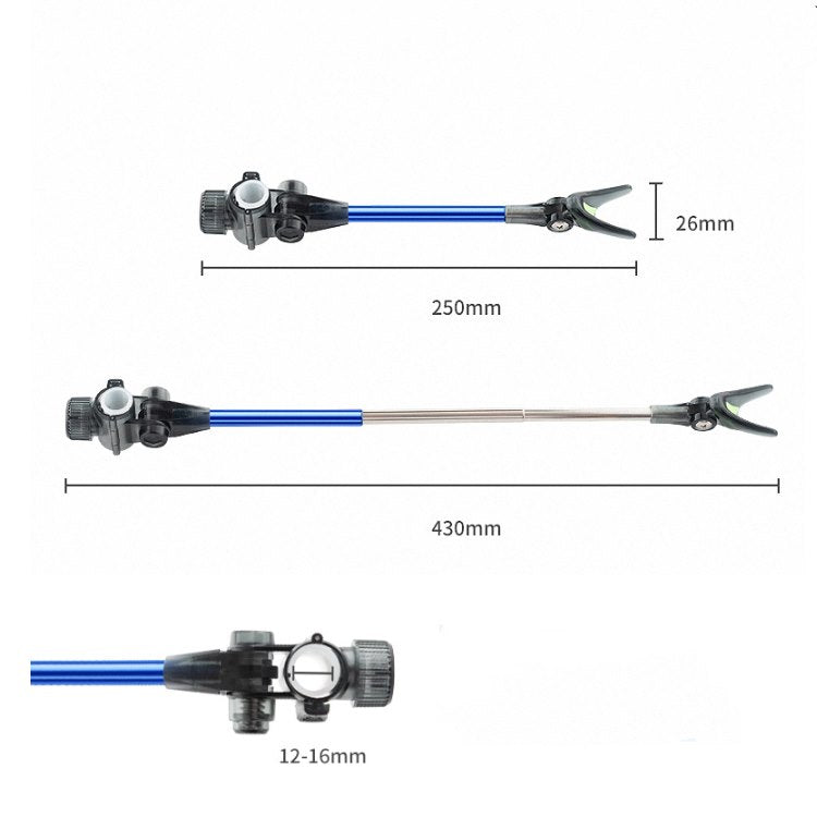 2pcs polycarbonate rear fishing rod hanger