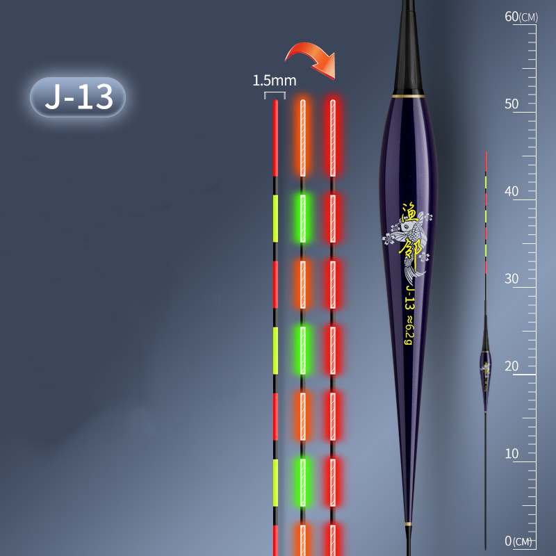 4 pc Gravity sensing fish float for day and night use