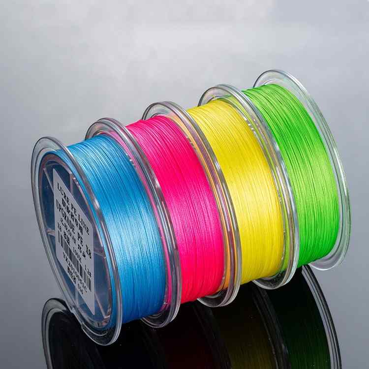 2 rolls 8 braided smooth PE 100 meters fishing main lines