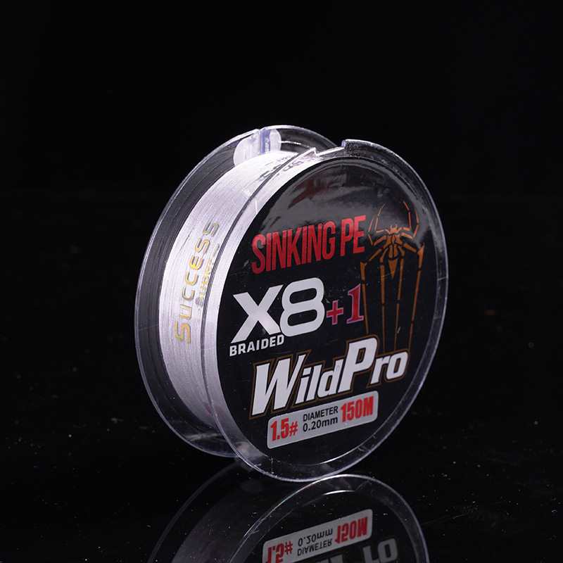 2 rolls 8 braided sinking PE 100/150 meters fishing main lines