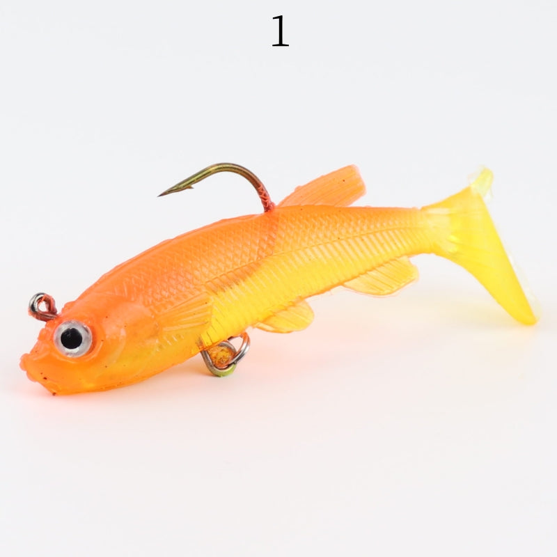 2pcs 12.7g 8.0cm plastic soft lure