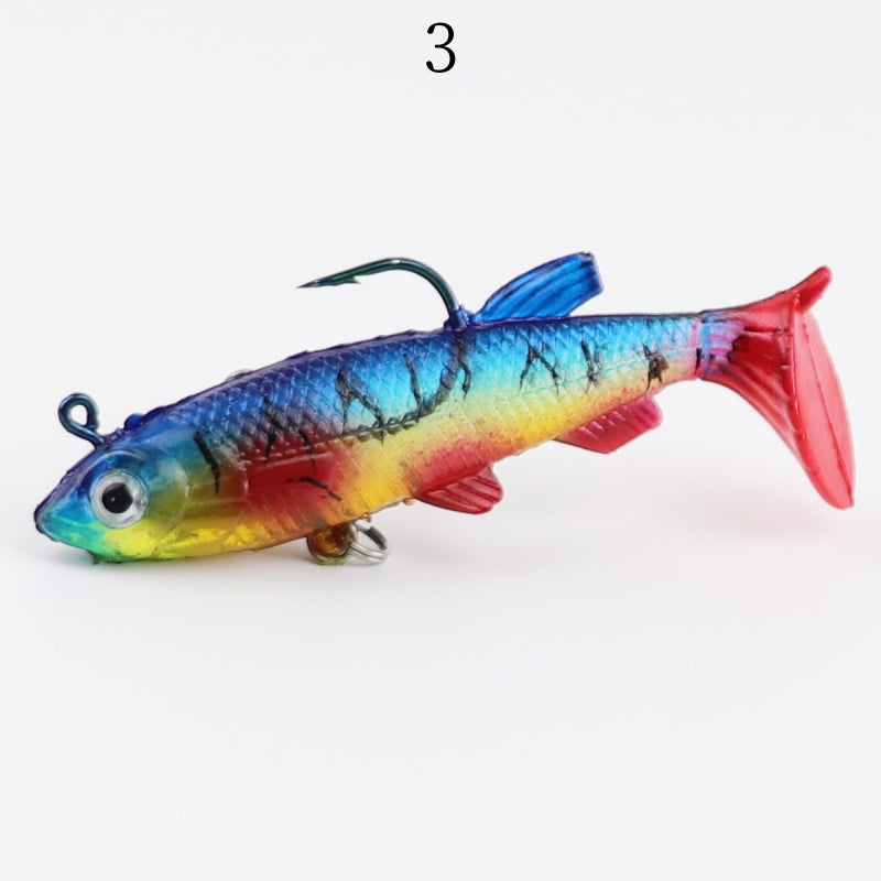 2pcs 12.7g 8.0cm plastic soft lure