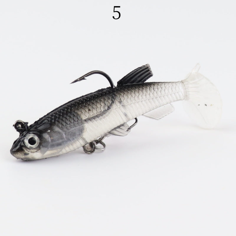2pcs 12.7g 8.0cm plastic soft lure
