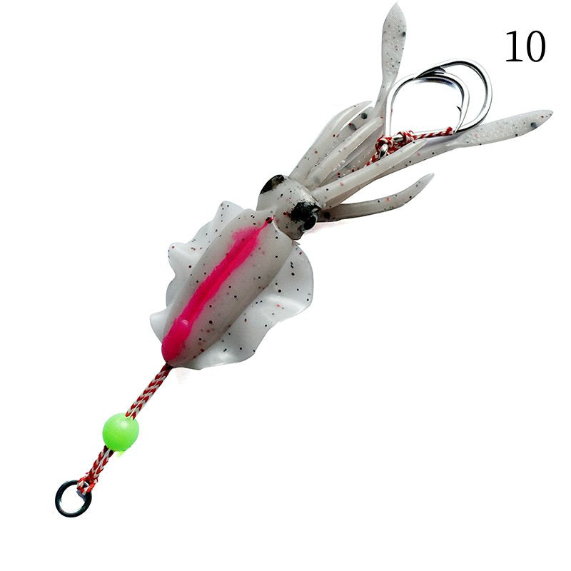 20 pc 5g 8.2g 15.8g squid shaped lure soft bait