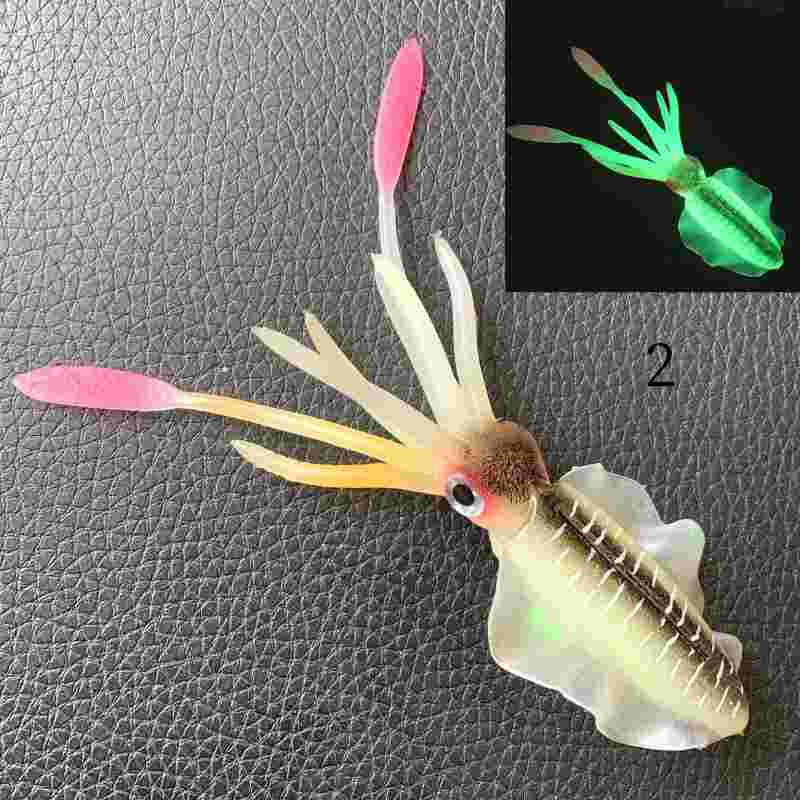 20 pc 5g 8.2g 15.8g squid shaped lure soft bait
