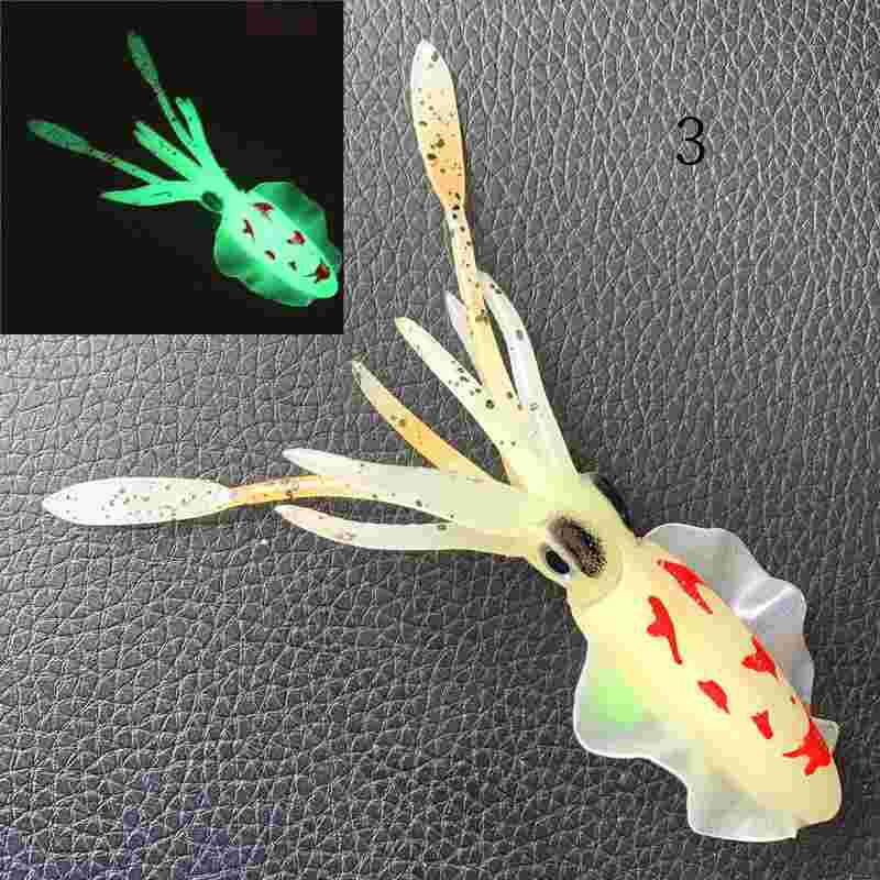 20 pc 5g 8.2g 15.8g squid shaped lure soft bait