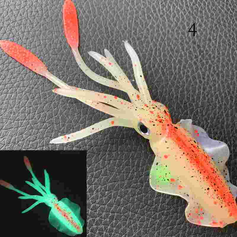 20 pc 5g 8.2g 15.8g squid shaped lure soft bait