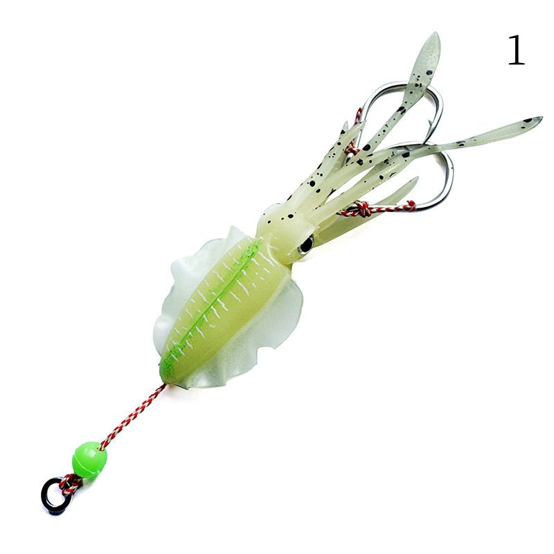 20 pc 5g 8.2g 15.8g squid shaped lure soft bait