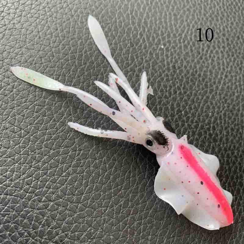 20 pc 5g 8.2g 15.8g squid shaped lure soft bait